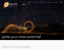 Tablet Screenshot of ignitepcg.com
